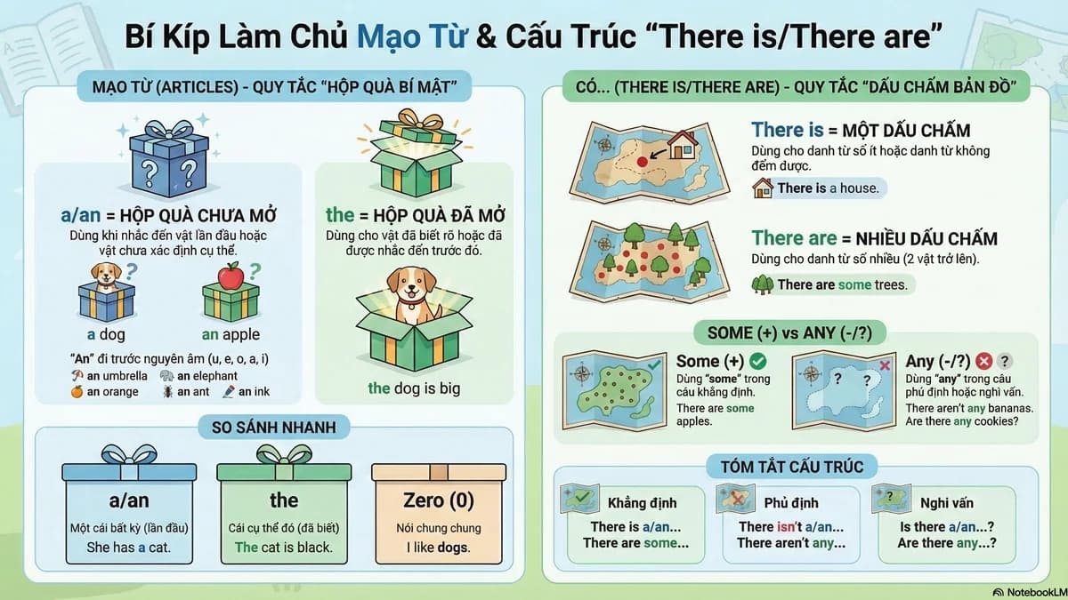 Countable/Uncountable Nouns & Quantifiers · Danh Từ & Lượng Từ