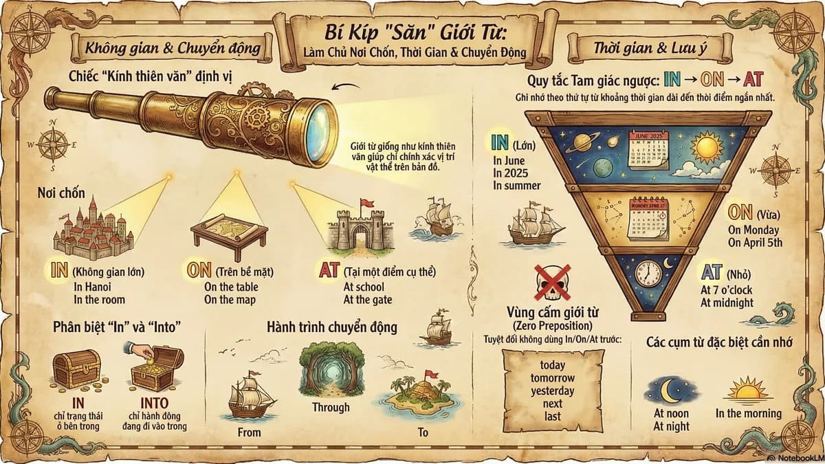 Prepositions · Giới Từ