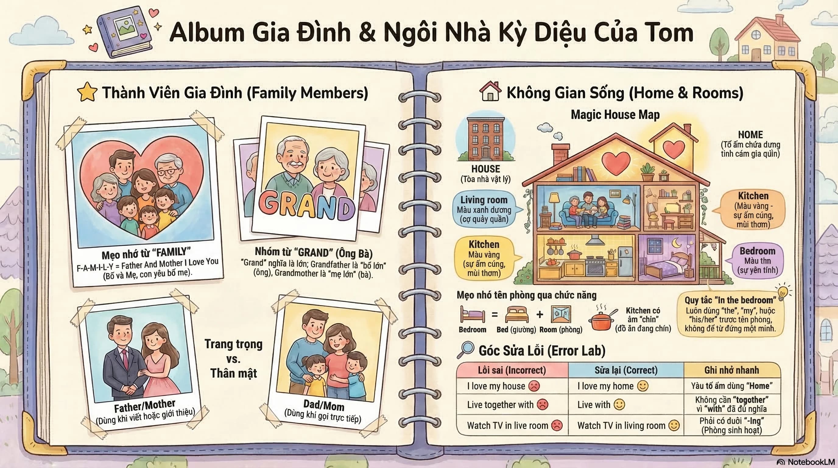 Family & Home · Gia Đình & Nhà Cửa