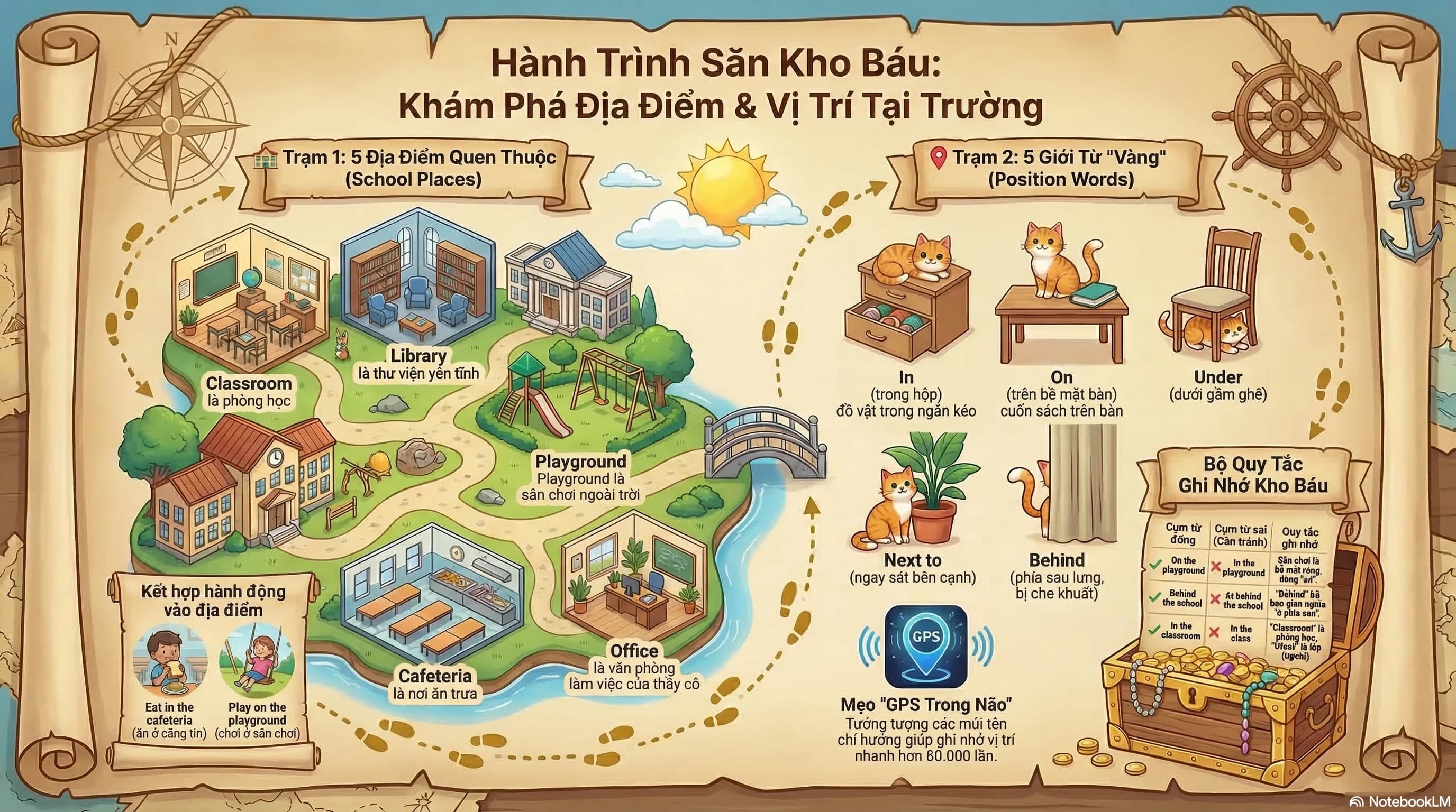 Places & Prepositions · Địa Điểm & Giới Từ