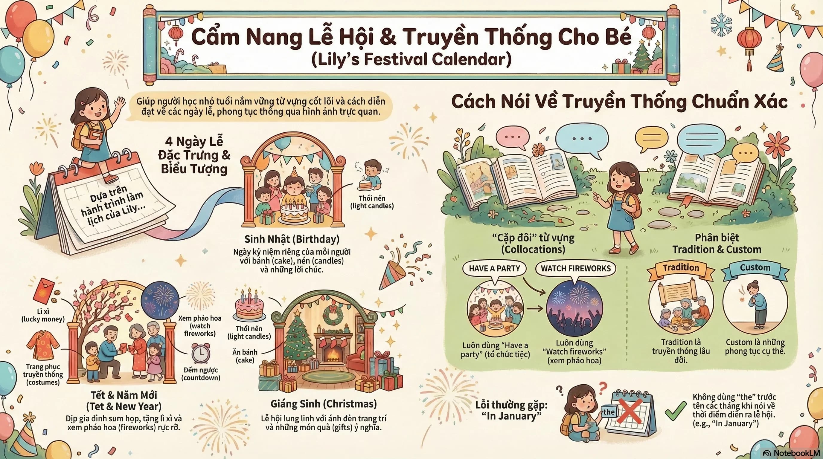 Celebrations & Traditions · Lễ Hội & Truyền Thống