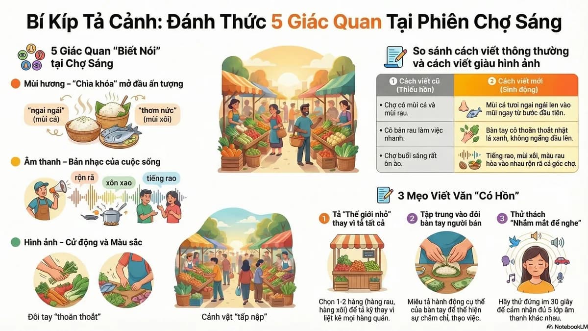 Phiên chợ sáng