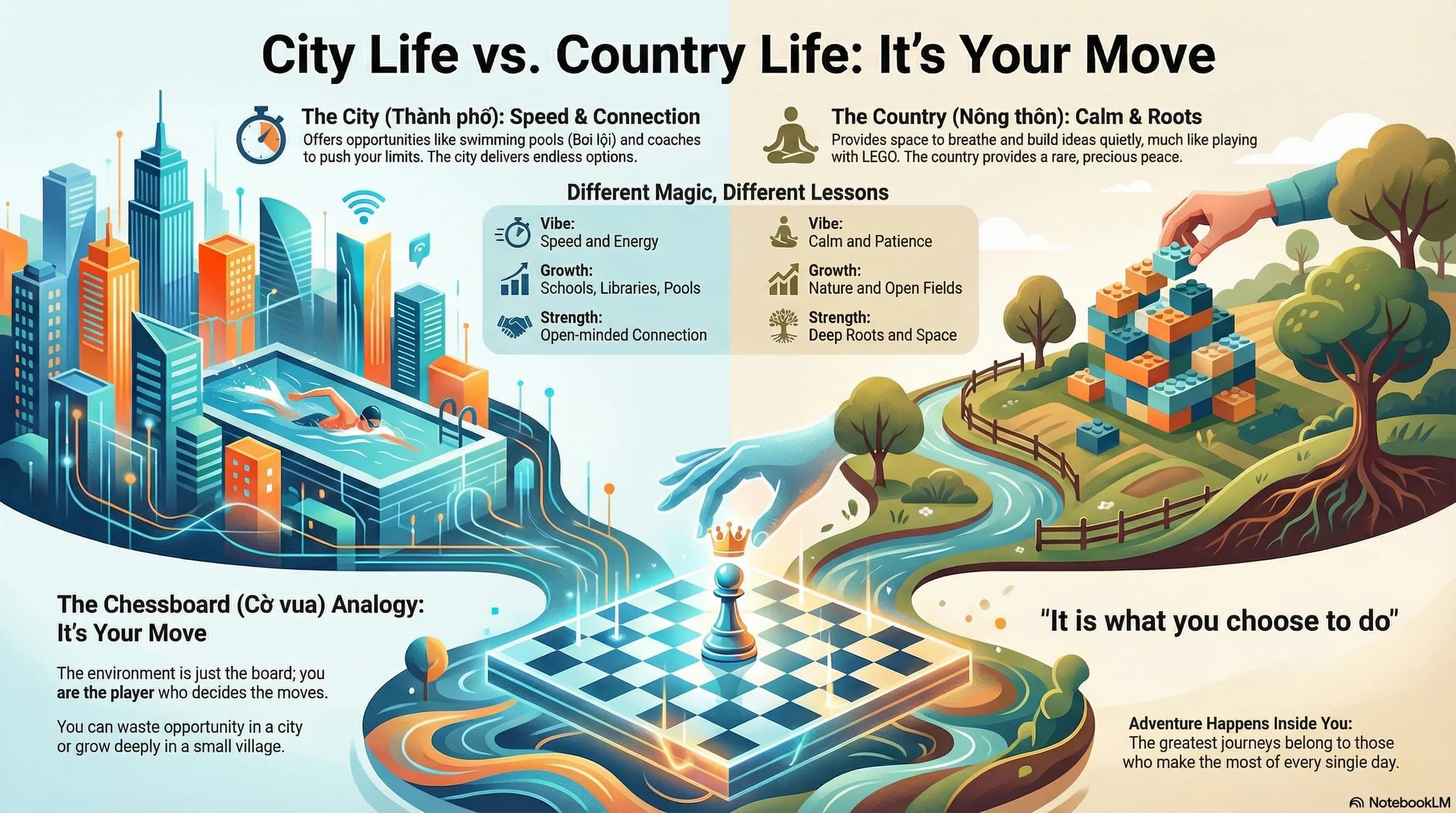 City Life vs. Country Life