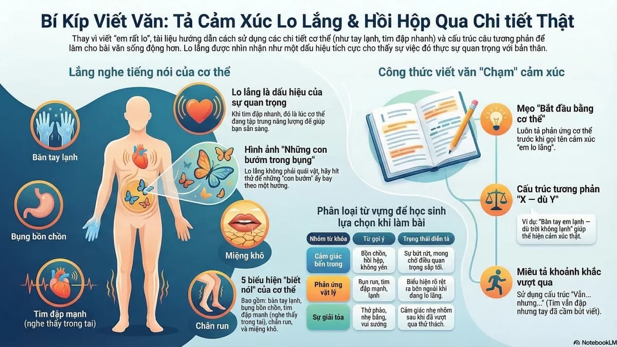 Khi em lo lắng