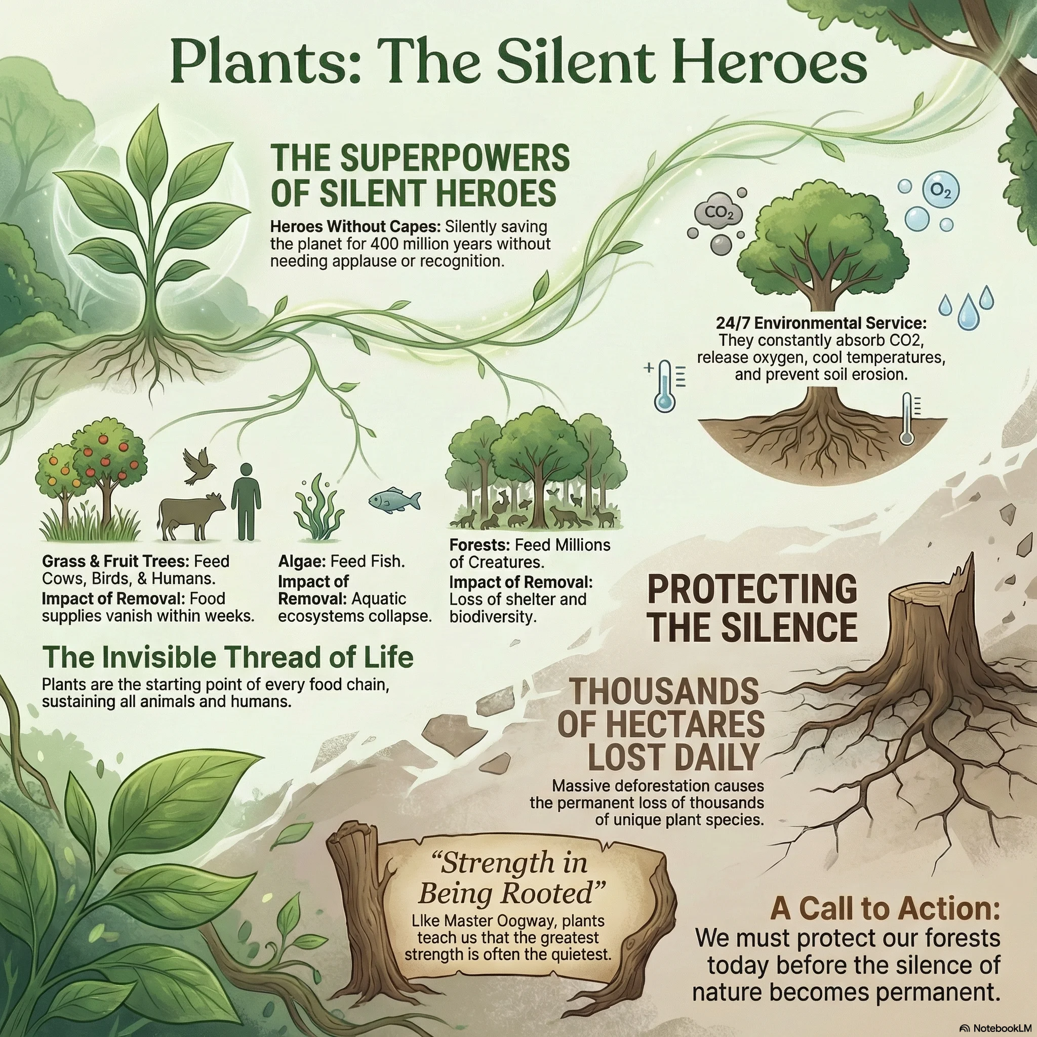 Plants: The Silent Heroes