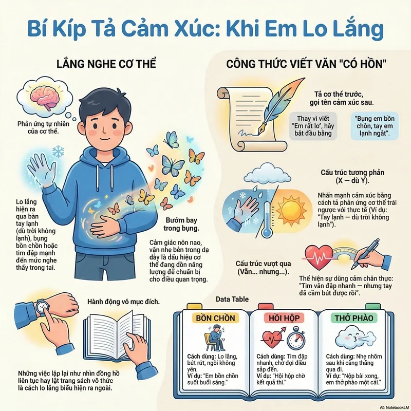Khi em lo lắng